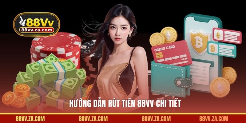 Các bước tiến hành rút tiền 88VV