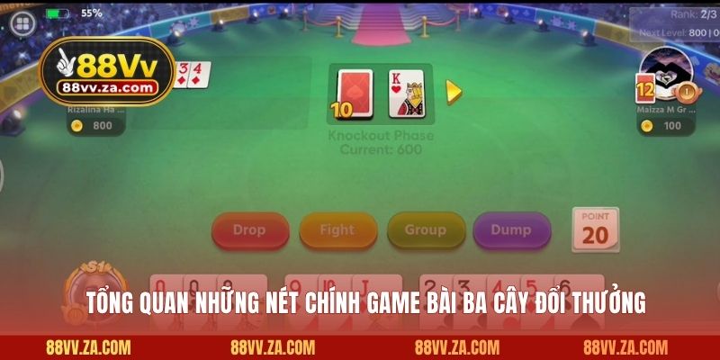 Giới thiệu những nét chính về game bài ba cây đổi thưởng