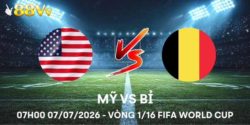 Mỹ vs Bỉ